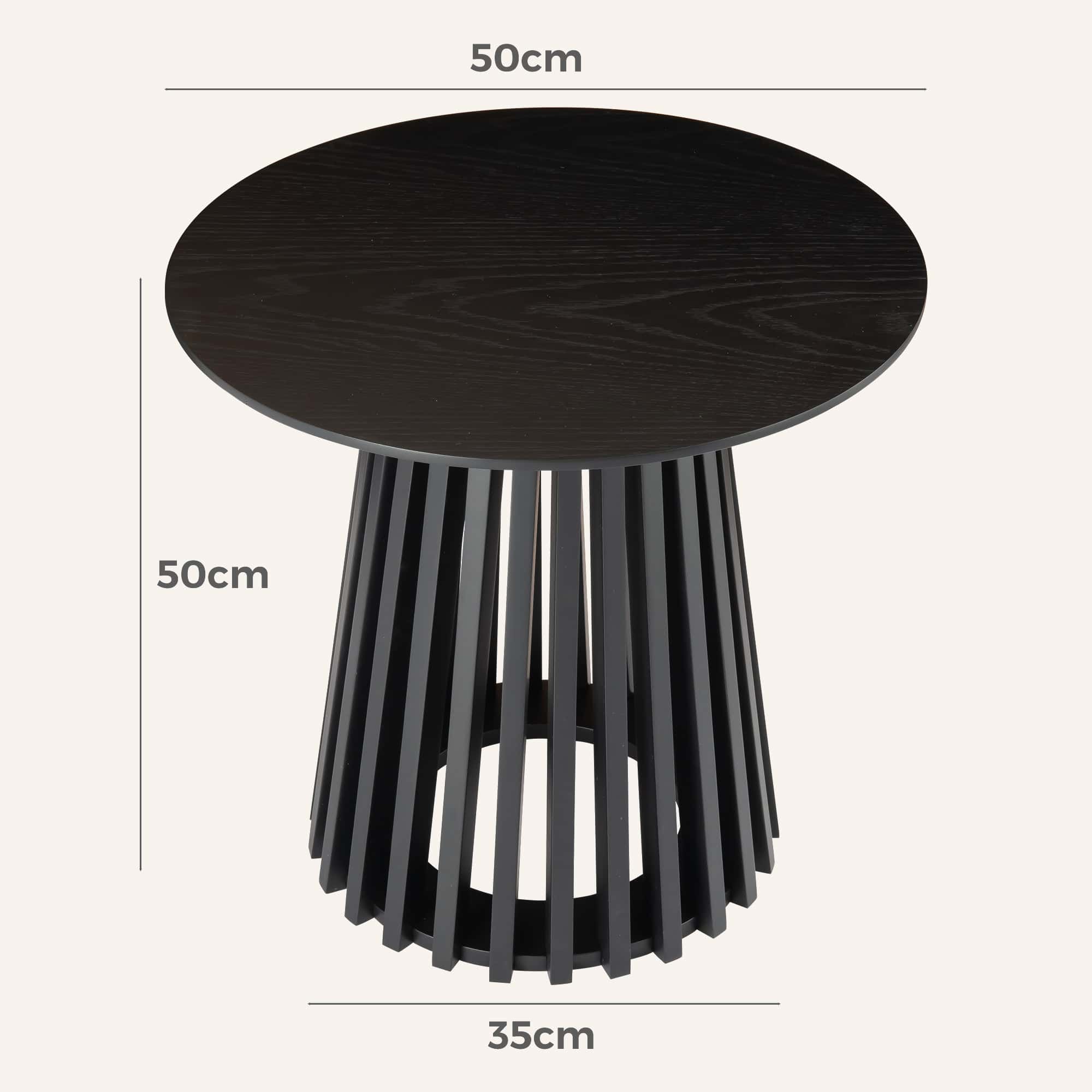 Palmer Charcoal Chic Side Table - Image 8