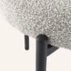 Luxe Boucle Cushioned Elsa Dining Chairs in White Quartz - Thumbnail Image 11