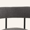 Plush Boucle Cushioned Elsa Dining Chairs in Slate Grey - Thumbnail Image 10