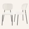 Midnight Crest Palmer Dining Table with Cloud Plush Chairs - Thumbnail Image 9