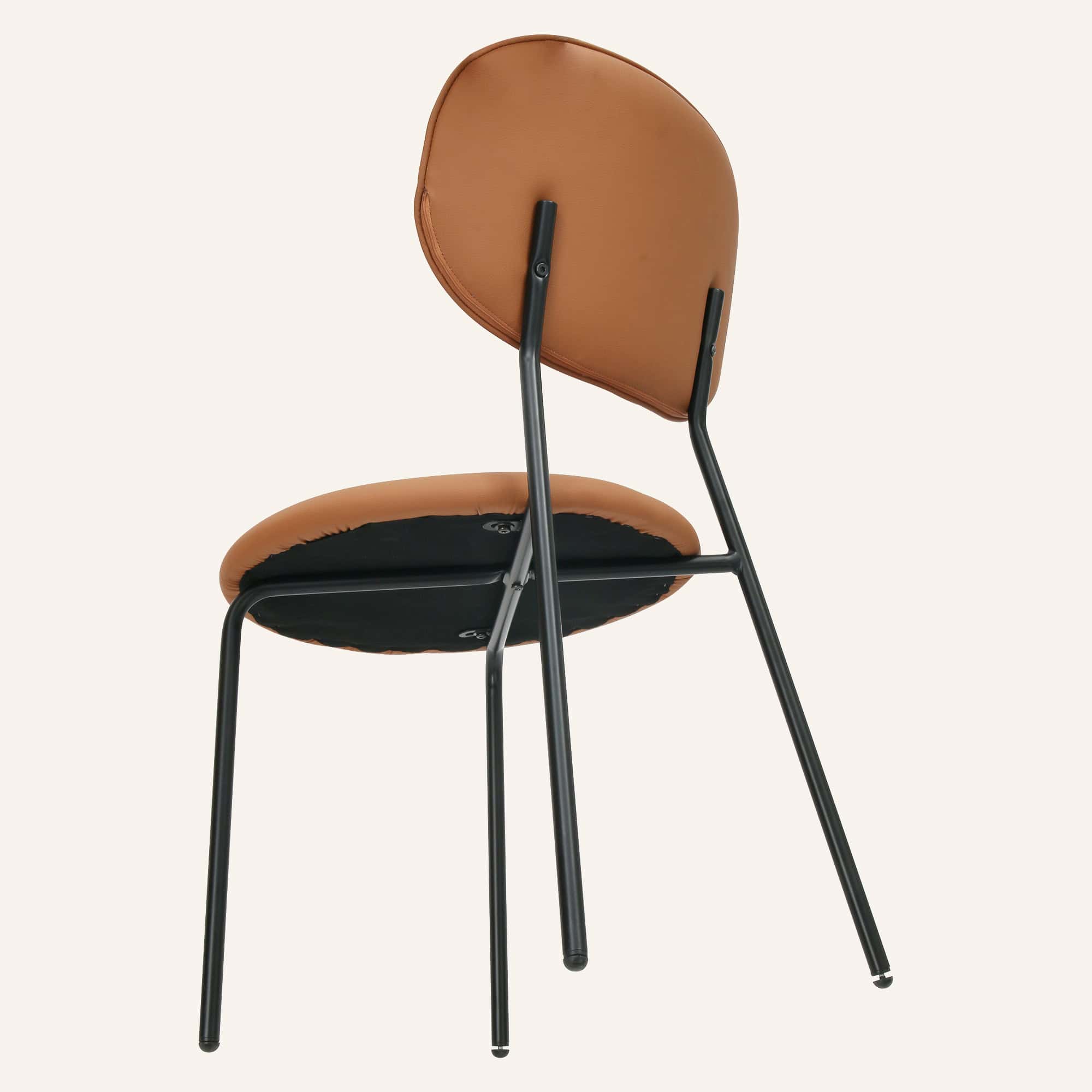 5-Piece Clara Wooden Dining Set with Leather Chairs - Image 13