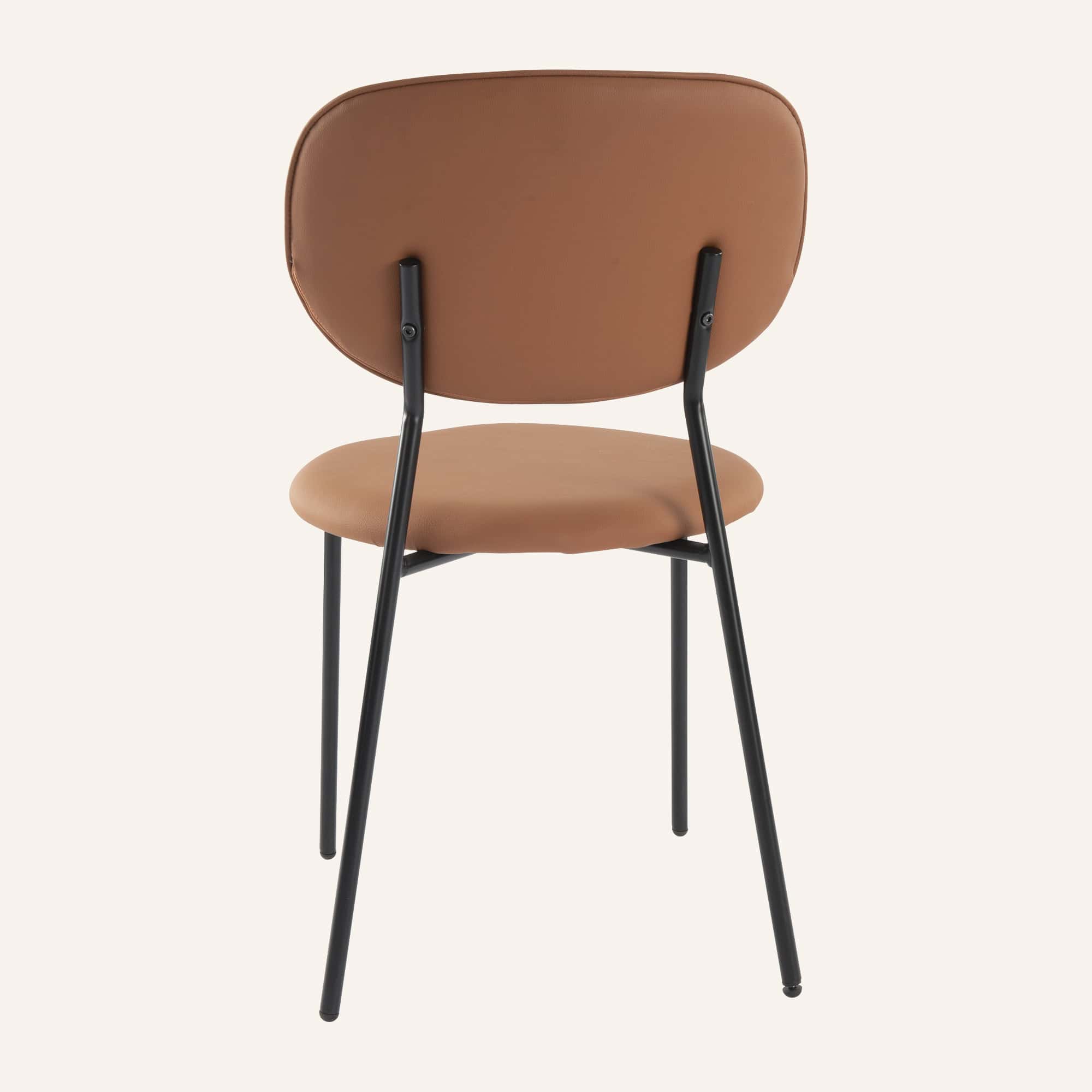 5-Piece Clara Wooden Dining Set with Leather Chairs - Image 12