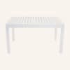 11-Piece Aluminium Garden Dining Table Set in White - Thumbnail Image 15