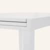 11-Piece Aluminium Garden Dining Table Set in White - Thumbnail Image 16