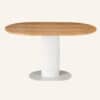 5-Piece Clara Wooden Dining Set with Leather Chairs - Thumbnail Image 5