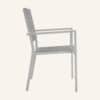 11-Piece Aluminium Garden Dining Table Set in White - Thumbnail Image 20