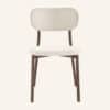 Pair of Walnut Look Dining Chairs - Thumbnail Image 4