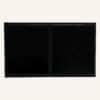 Extendable Glass Outdoor Dining Table - Black - Thumbnail Image 7
