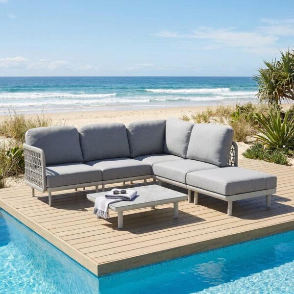 Modular Outdoor Furniture Corner Set – 6 Pieces