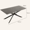 Luxe Dining Table Set with Boucle Armchairs - Thumbnail Image 19