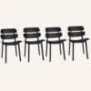 Alba Blackline Dining Chairs (Set of 4) - Thumbnail Image 7