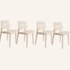 Alba Sandtone Dining Chairs (Set of 4) - Thumbnail Image 8