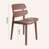Alba Espresso Form Dining Chairs (Set of 4) - Thumbnail Image 18
