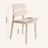 Alba Sandtone Dining Chairs (Set of 4) - Thumbnail Image 17