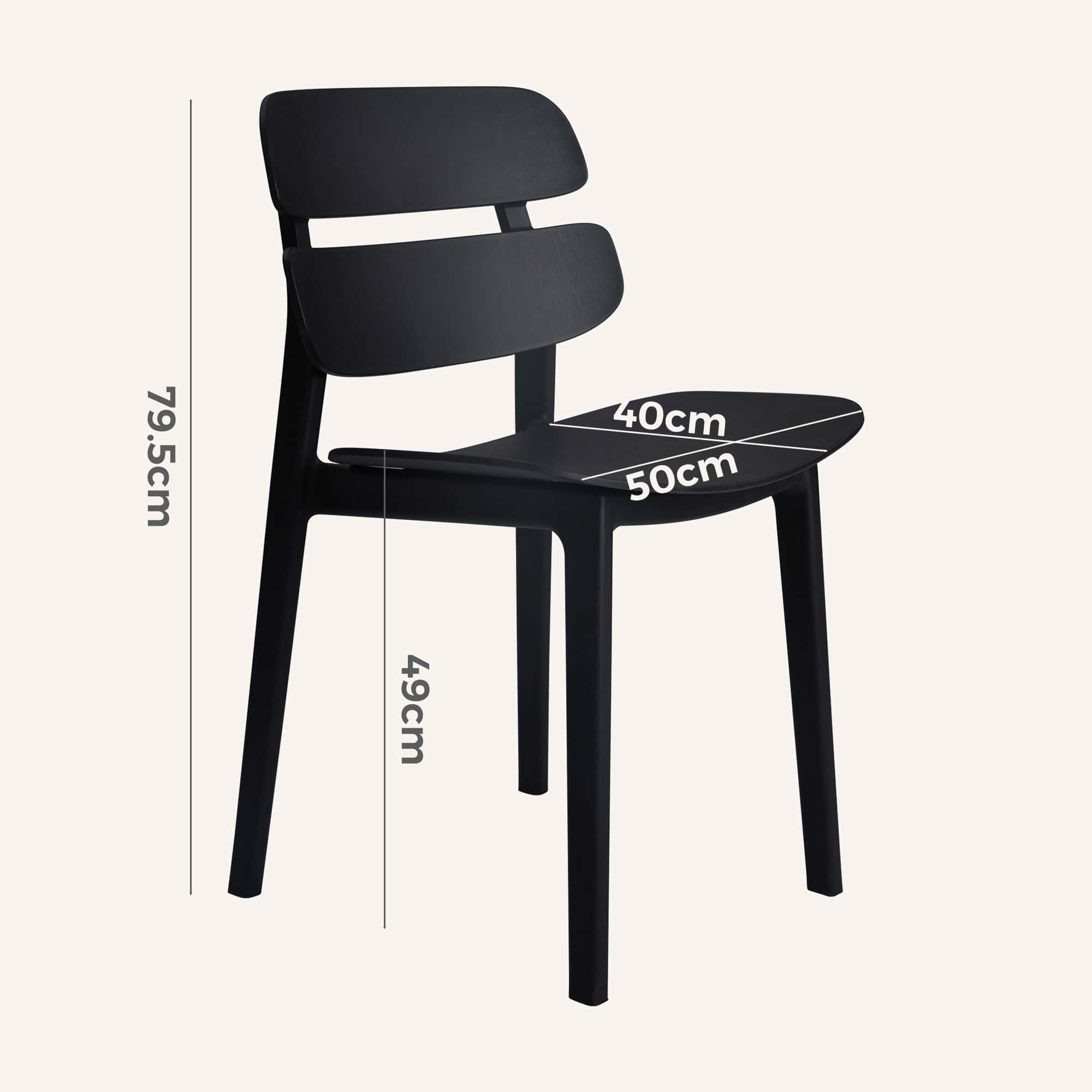 Alba Blackline Dining Chairs (Set of 4) - Image 14
