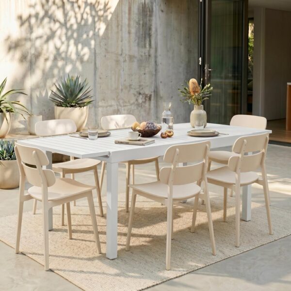 Alba Sandtone Dining Chairs (Set of 4)