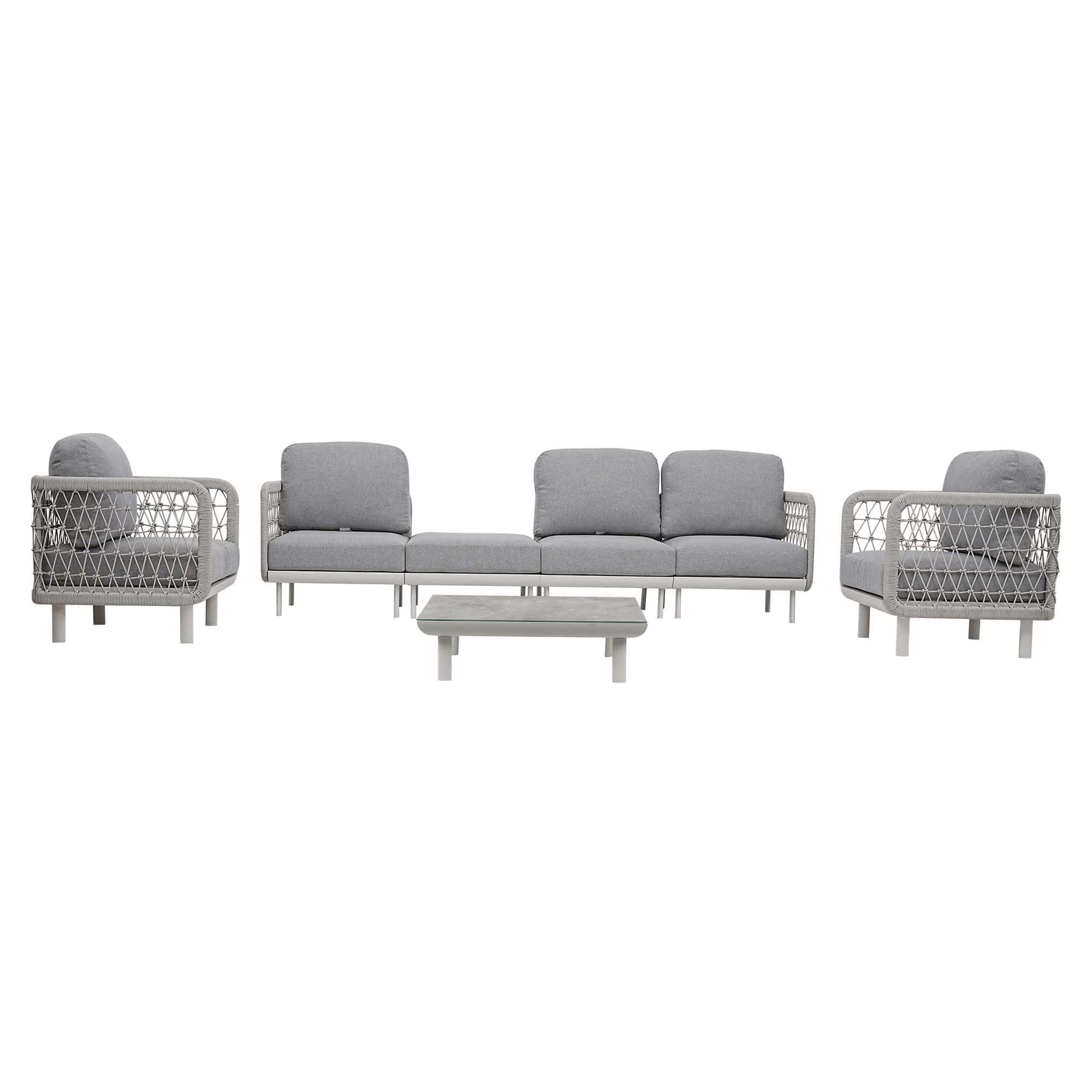 Modular Outdoor Furniture Corner Set – 7 Pieces-TW exclusive - Image 3
