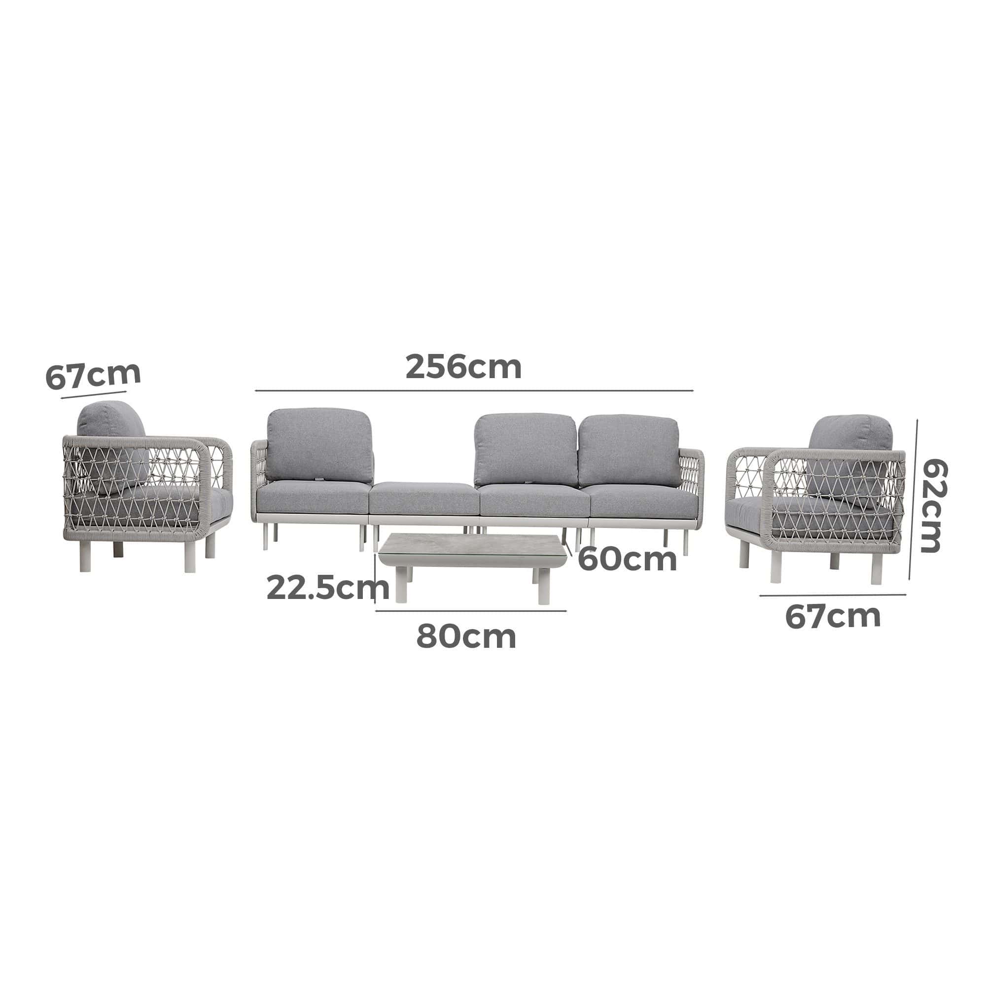 Modular Outdoor Furniture Corner Set – 7 Pieces-TW exclusive - Image 4