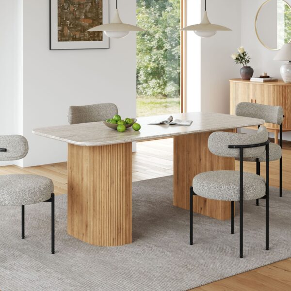 Stonecrest Grooved Dining Table