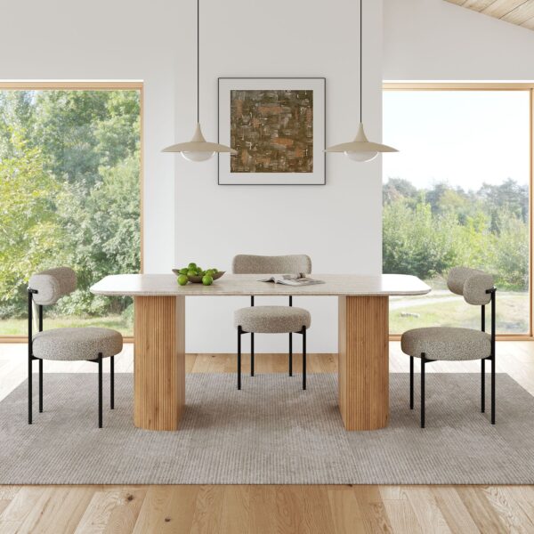 Stonecrest Grooved Dining Table