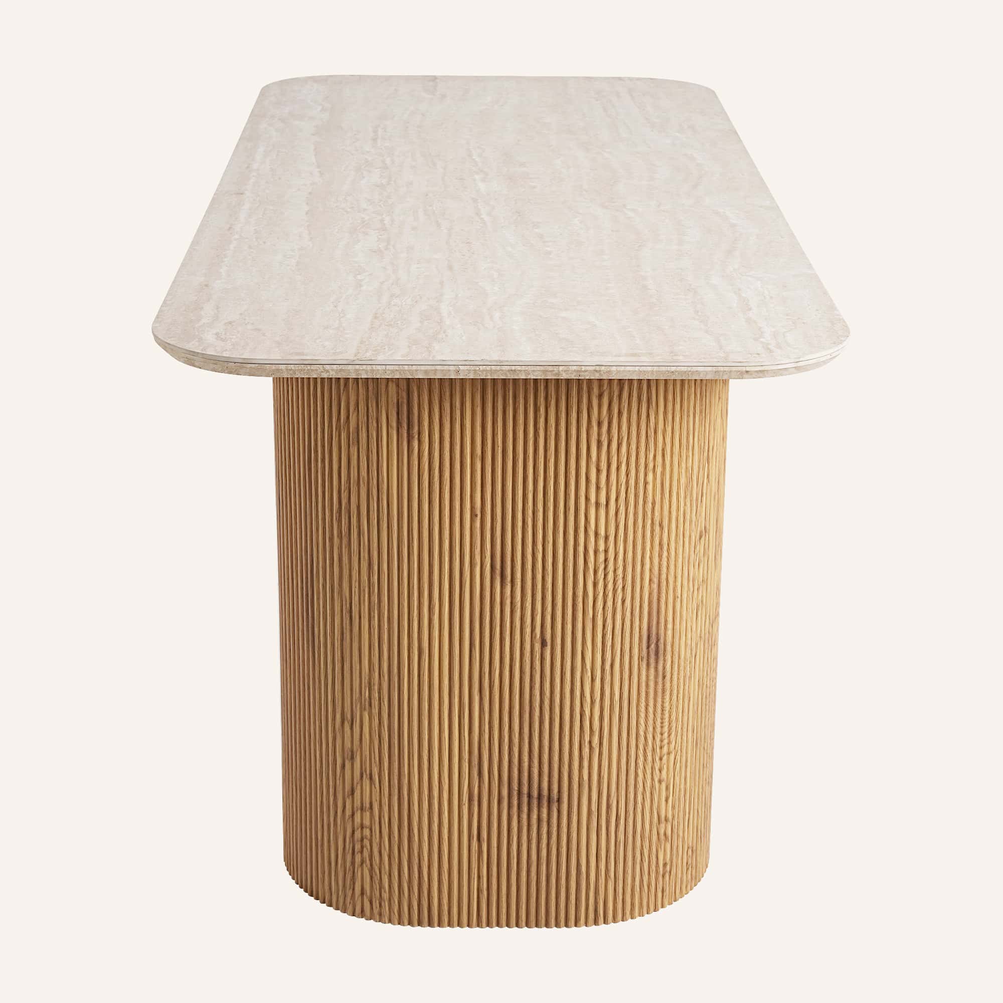 Stonecrest Grooved Dining Table - Image 17
