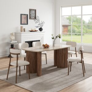 Twilight Grain Walnut Dining Table