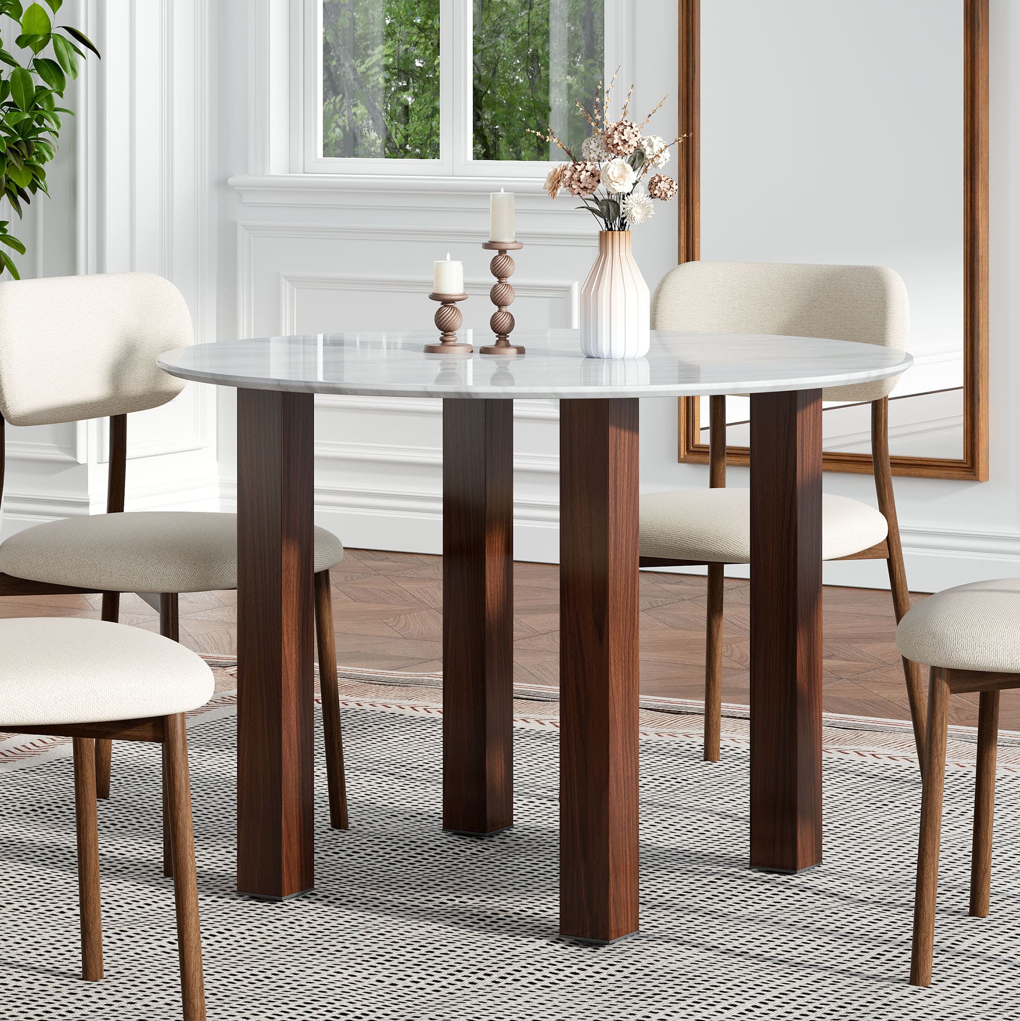 Willowmarble Round Dining Table - Image 2