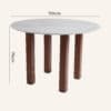 Willowmarble Round Dining Table - Thumbnail Image 13