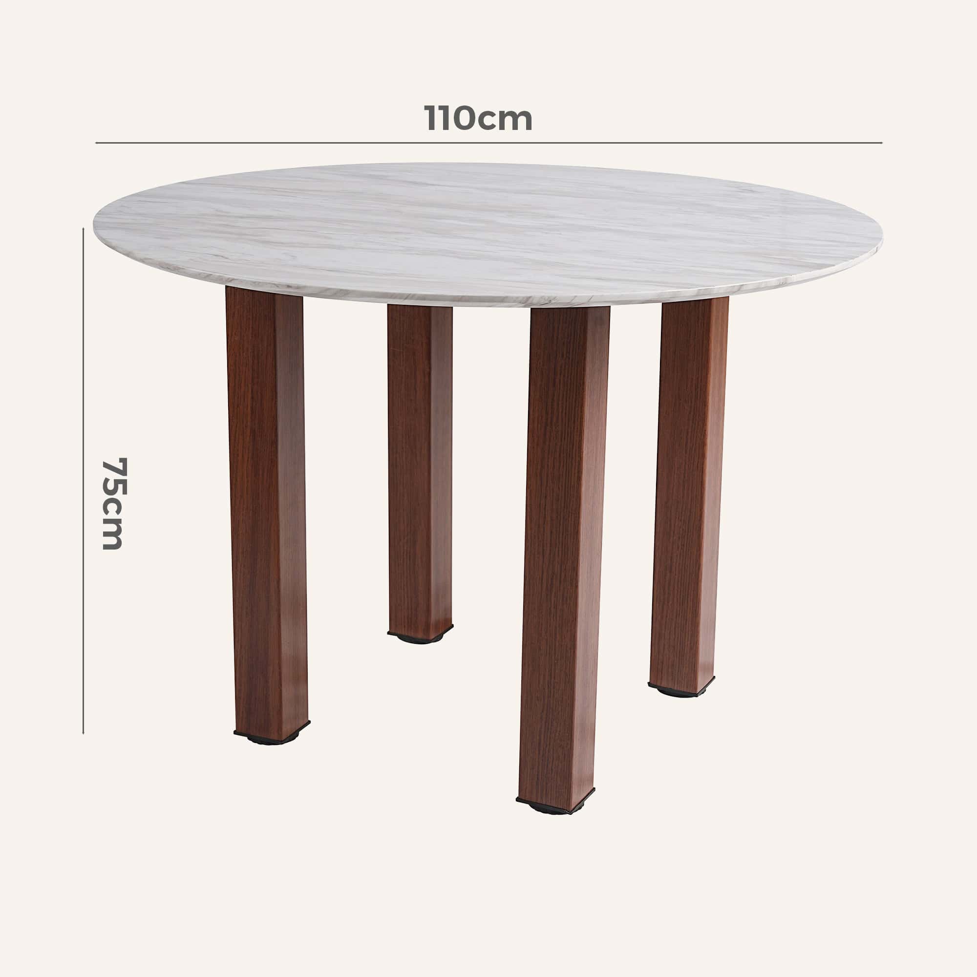 Willowmarble Round Dining Table - Image 13