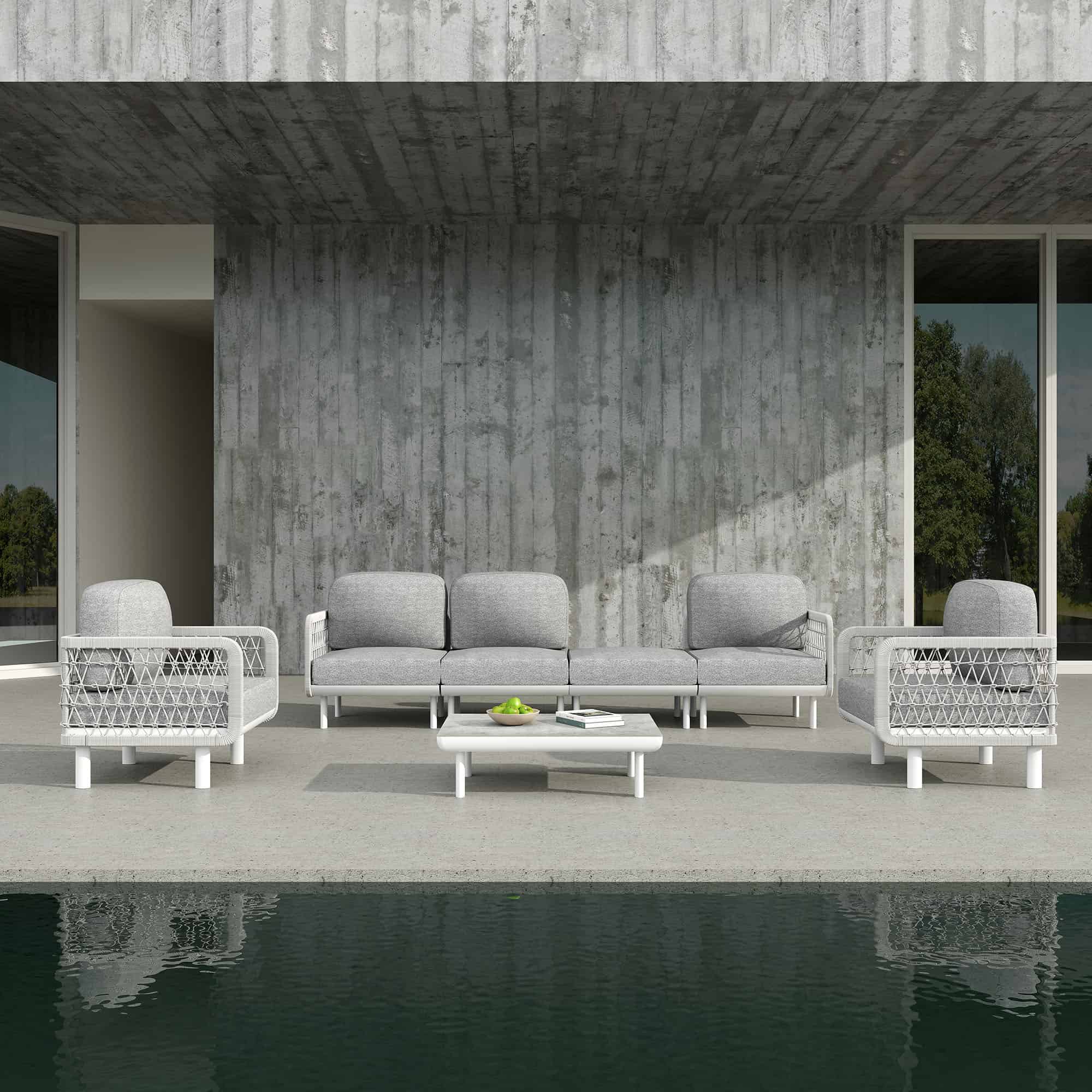 Modular Outdoor Furniture Corner Set – 7 Pieces-TW exclusive - Image 1