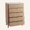 Anna Ribbletone Five-Drawer Chest - Thumbnail Image 6