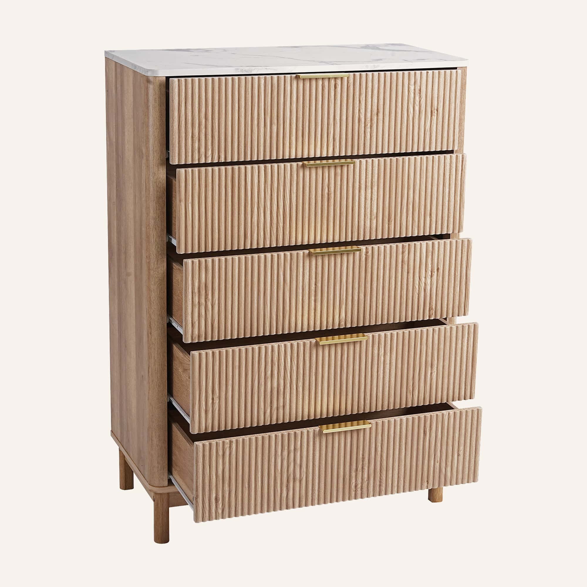 Anna Ribbletone Five-Drawer Chest - Image 6