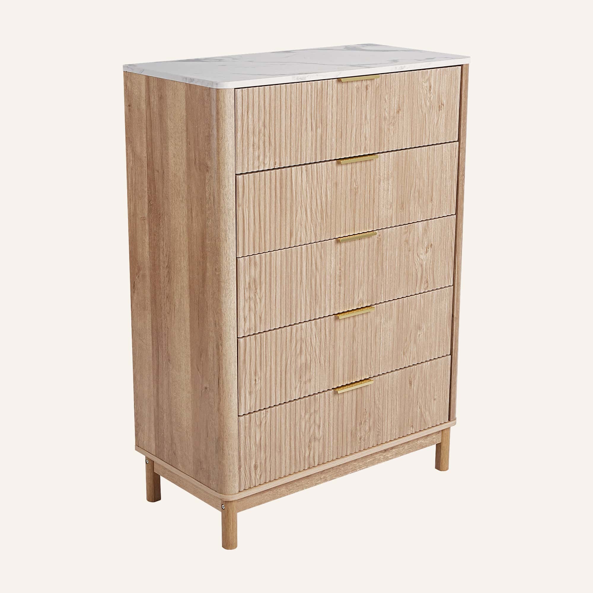 Anna Ribbletone Five-Drawer Chest - Image 8