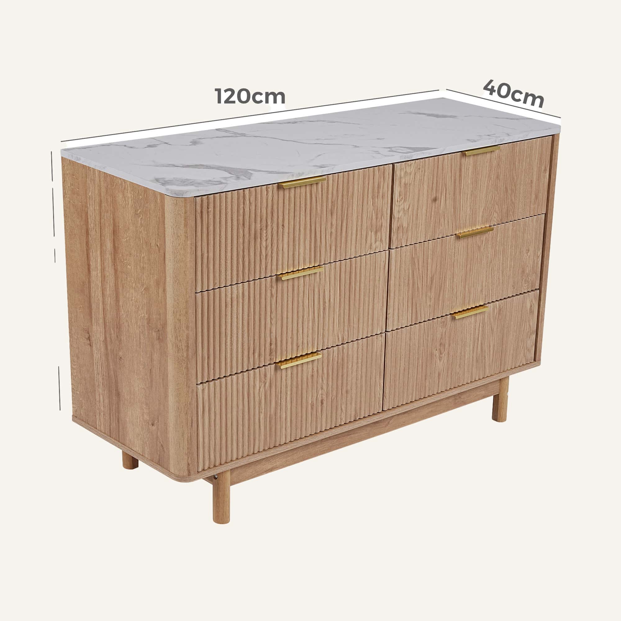 Stonegrain Anna Six-Drawer Chest - Image 18