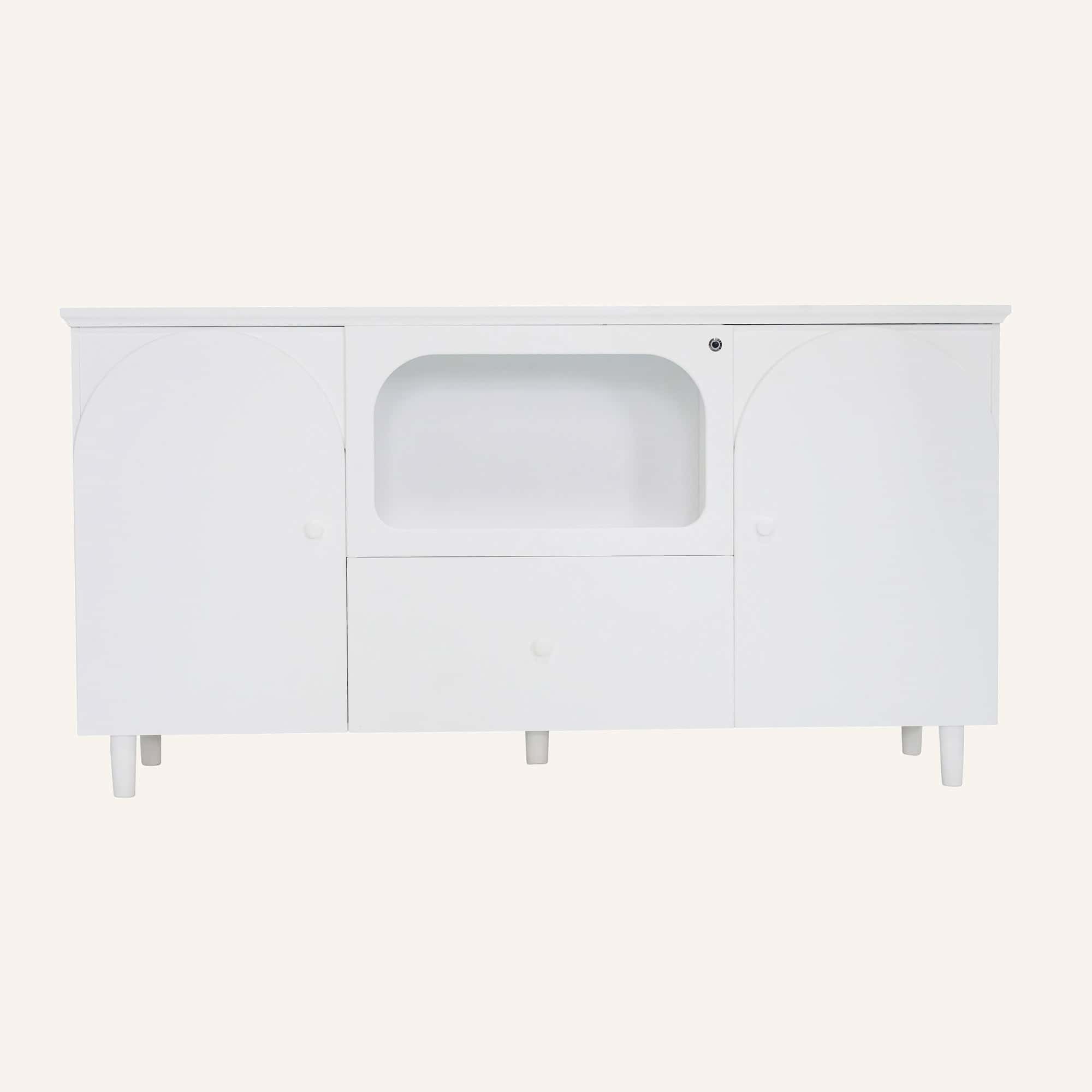 Lumina White Sideboard with Touch-Controlled LED Light - Image 7