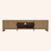Wallis Natural Wood-Look Entertainment Unit with Storage - Thumbnail Image 5