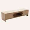 Wallis Natural Wood-Look Entertainment Unit with Storage - Thumbnail Image 6