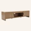 Wallis Natural Wood-Look Entertainment Unit with Storage - Thumbnail Image 7