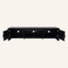 Wallis Black Wood-Look Entertainment Unit with Storage - Thumbnail Image 5