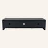 Wallis Black Wood-Look Entertainment Unit with Storage - Thumbnail Image 6