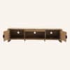 Wallis Natural Wood-Look Entertainment Unit with Storage - Thumbnail Image 9