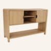 Wallis Natural Wood-Look Sideboard with Adjustable Shelves - Thumbnail Image 3