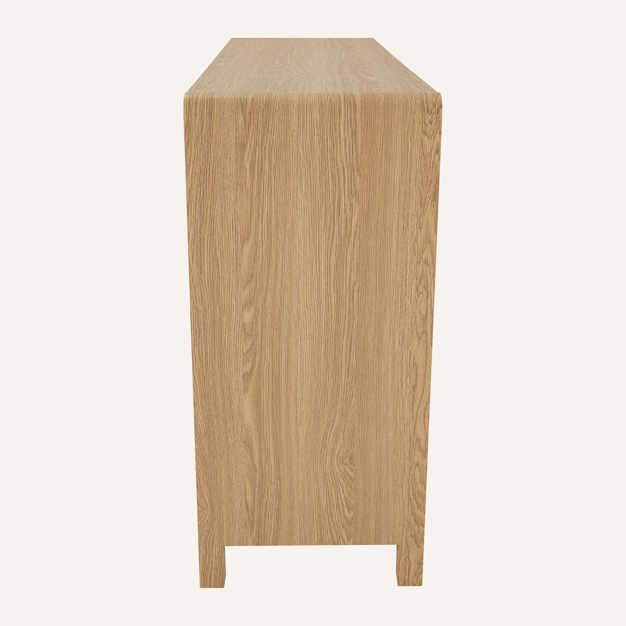 Wallis Natural Wood-Look Sideboard with Adjustable Shelves - Image 6