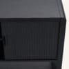 Wallis Black Wood-Look Sideboard with Adjustable Shelves - Thumbnail Image 7