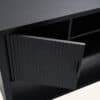 Wallis Black Wood-Look Sideboard with Adjustable Shelves - Thumbnail Image 10
