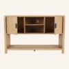 Wallis Natural Wood-Look Sideboard with Adjustable Shelves - Thumbnail Image 4