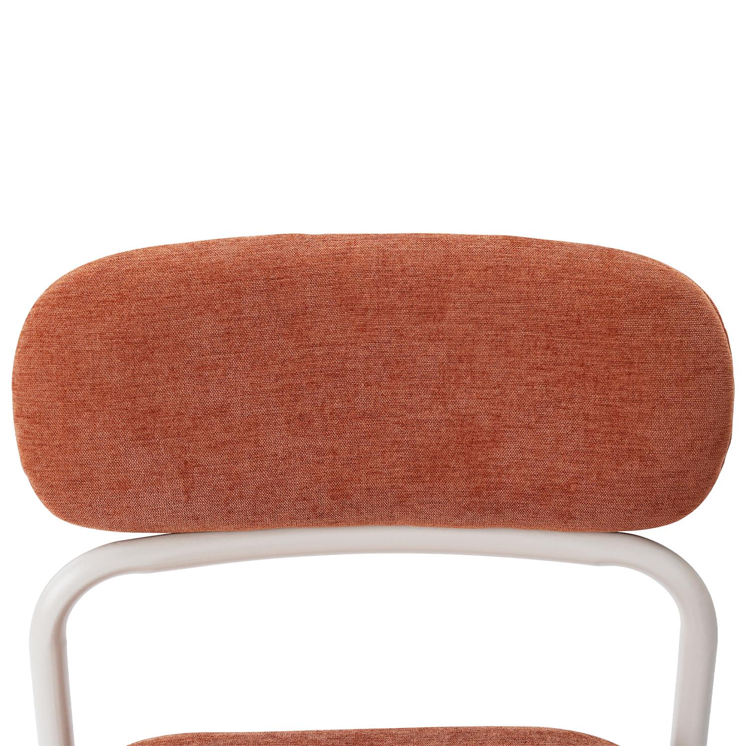 Lina Soft-Weave Dining Chair Set in Burnt Umber (2-Piece) - Image 10