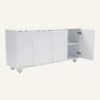 Celestine 4-Door Arched Buffet in White - Thumbnail Image 8