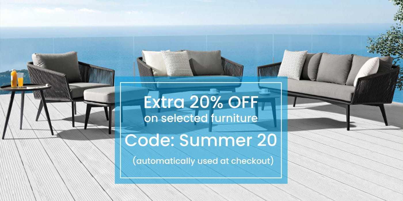 Extra 20% OFF on selected furniture