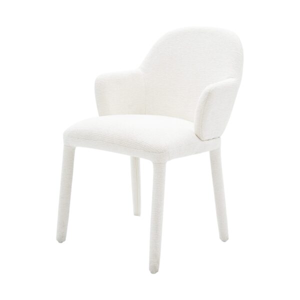 LIRA Set of 2 Chenille Dining Chairs